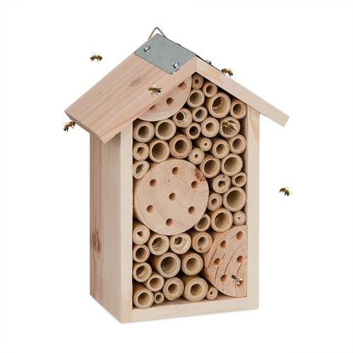 Bee hotel wild insect habitat - hotel,