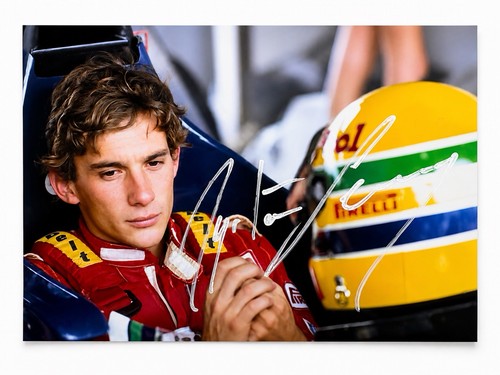 Ayrton senna hand signed - hand,