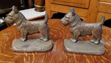 Pair of Cast Iron Scotty Dog