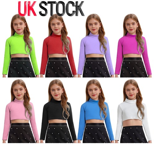 Girls stretchy long sleeve - girls,