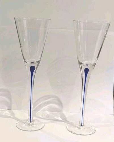 Cobalt blue teardrop drip - 2x,