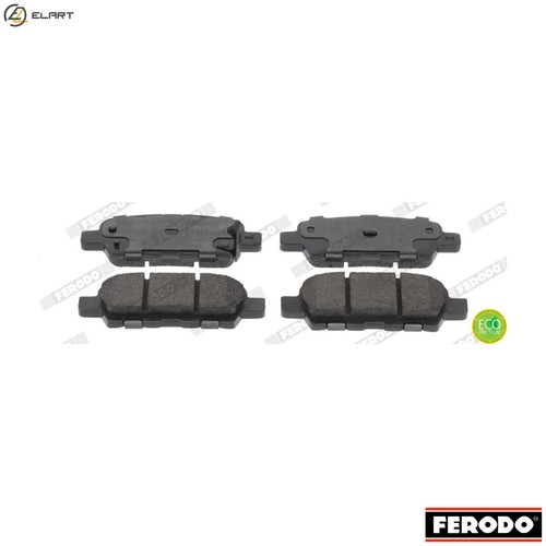 Brake pad set - pad,