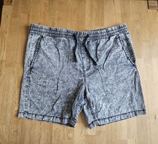 PRIMARK Grey & White Shorts