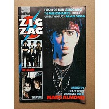 MARC ALMOND ZIG ZAG MAGAZINE DECEMBER 1983 - Marc cover with more inside (aged) 