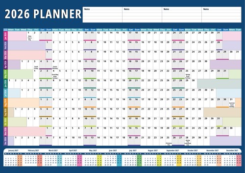 2026 wall planner fullyear - a1,