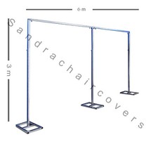 WeddingGeneral Economy Telescopic Wedding Backdrop Stand Sale 6Mx3M Or 3 X3M-D2