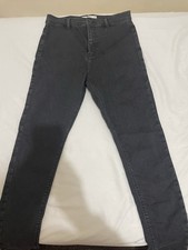 Topshop Women's Jeans W 32 L 32 Fit Up To 81cm In Black Colour Worn Twice