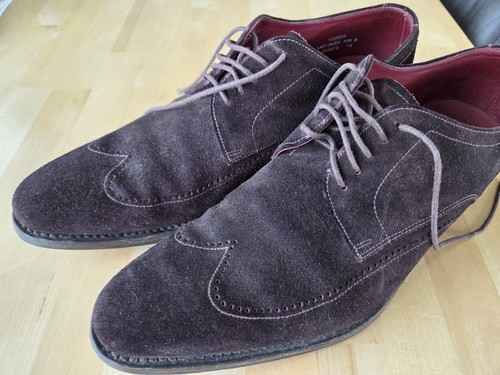 Loake design suede brogues - loake,