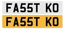 FA55 TKO (FAST KO) Cherished Private Number Plate - Boxing, MMA