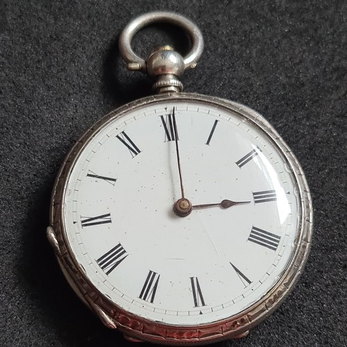 Antique silver pocket - antique,