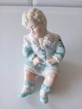 German Piano Baby Biscuit Doll 1920 Figurine Vintage Antique