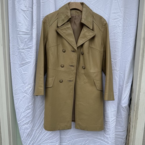 Vtg leathercraft 1970s taupe - vtg,