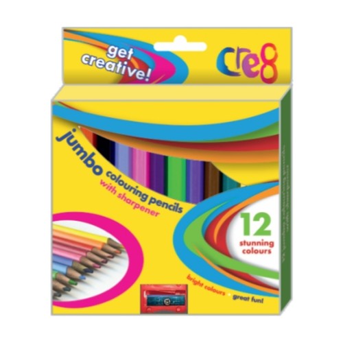 Jumbo colouring pencils - jumbo,