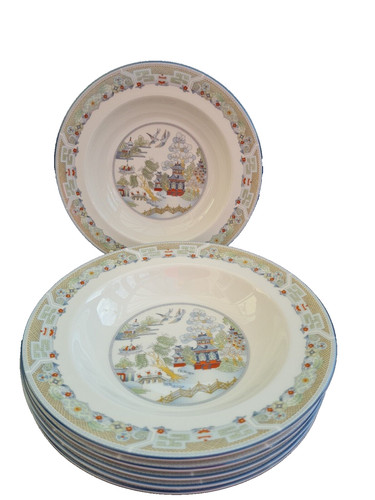 Wedgwood chinese legend - chinese, rimmed