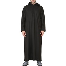 Mens Hooded Thobe Jubba Stand