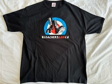 Men’s Black T-shirt Bleachers & Co Skinhead XL Gay Punk Boots Goth Interest