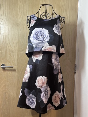 Coast line knee length dress - a-line,