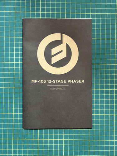 Moog 103 manual - mf-103, only