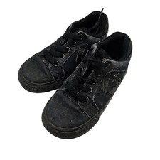 Converse Toddler Sz 8 Low Top Lace Up Classic Sneakers Black