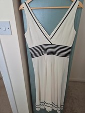 Coast Cream & Black Dress