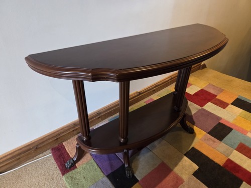 Antique style demi lune hall - style,