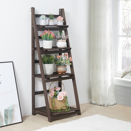 Vintage wood foldable - foldable, ladder