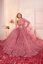 Lehenga Choli Bollywood Pink Wedding Lehenga Designer Party Indian Sari Saree
