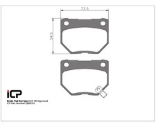 ECE 90 ICP 2 Pot Rear Brake