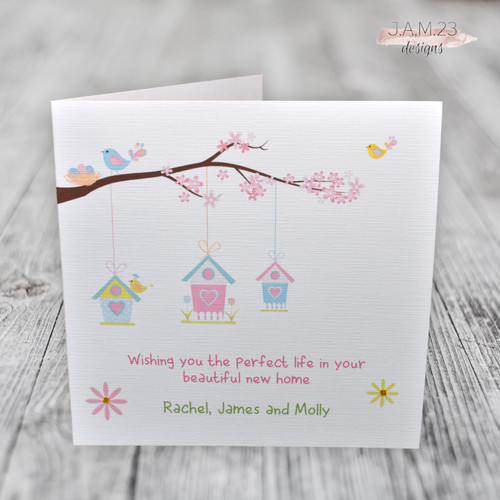 Personalised new home card - new,