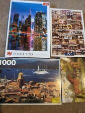 Bundle of 4 Vintage Jigsaws, Waddingtons, Fame, Trefl, Arrow, All Complete