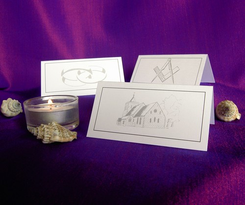 Table place cards wedding - place,