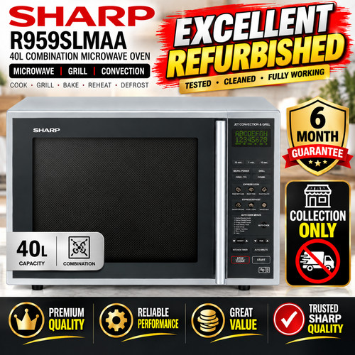 Sharp r959slmaa 40l 900w - r959slmaa,