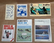 Assorted British angling information booklets, vintage,