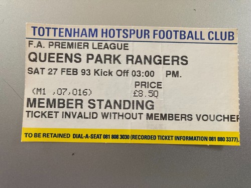 Ticket tottenham hotspur spurs - tottenham,
