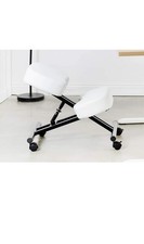DRAGONN (By VIVO) Ergonomic Kneeling Chair with Back Support, white