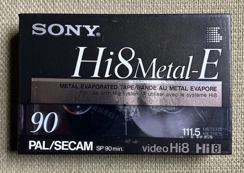 Sony hi8 metal video - metal-e,