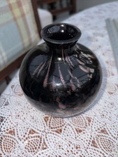 Vintage black and gold - black, glass