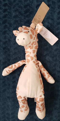 New giraffe soft toy - m&s,