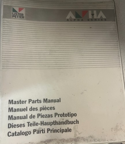 Lister petter lpa2 - -, master
