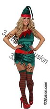 Adult Ladies Christmas Elf