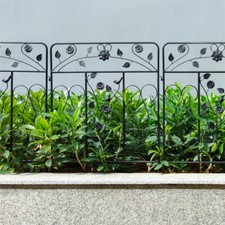5PCS Metal Garden Fence Border