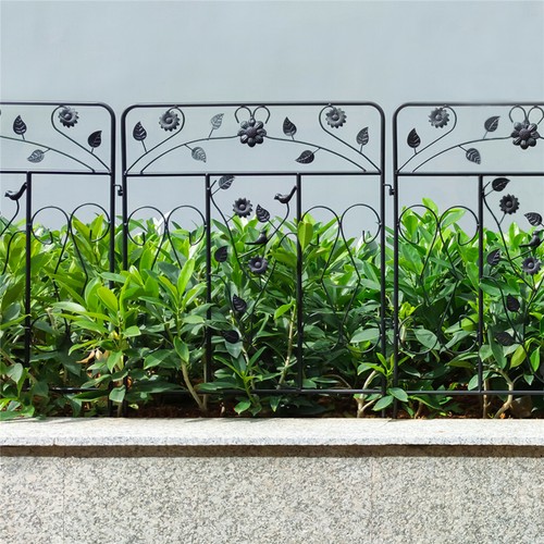 5pcs metal garden fence - fence, border