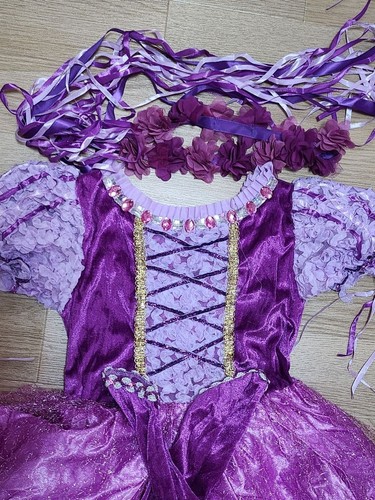 Rapunzel cosplay dress kids - rapunzel,