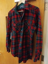 Vintage Pendleton Shirt Men’s  Prince Charles Stewart Tartan Plaid Wool  Size M