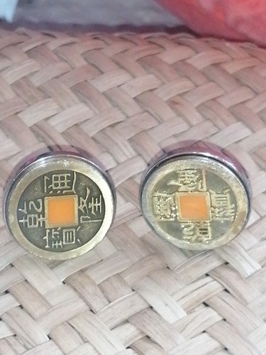 Shanghai tang coin - coin, cufflinks