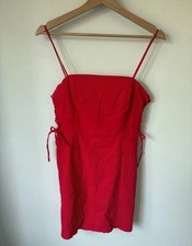 Zara red strappy mini - mini, dress