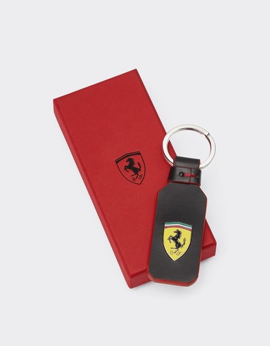 Ferrari black red - ferrari, leather