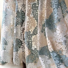 Colourful Leaves Guipure Lace