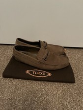 Tod men brown suede - men's,