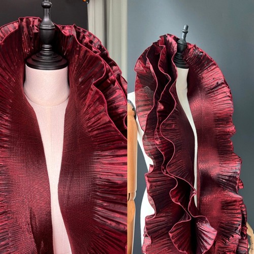 Ruffled pleated lace - 2m, fabric